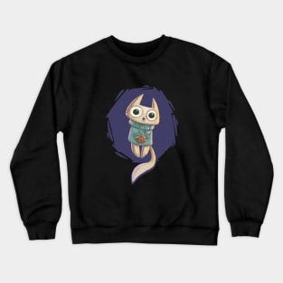 happy day cute cat Crewneck Sweatshirt